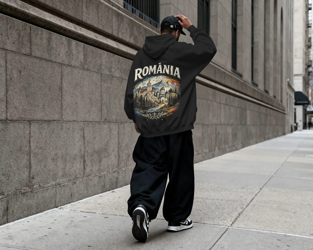 ROMÂNIA Heritage Oversized Hoodie